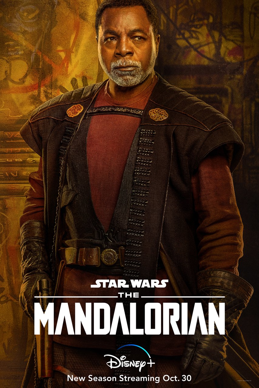 Star Wars: The Mandalorian Staffel 2 Poster - Greef Carga Carl Weathers