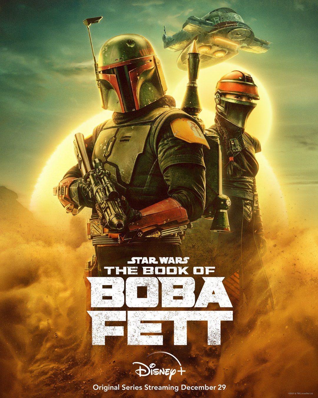 Star Wars - The Book of Boba Fett - Poster - Temuera Morrison - Ming-Na Wen