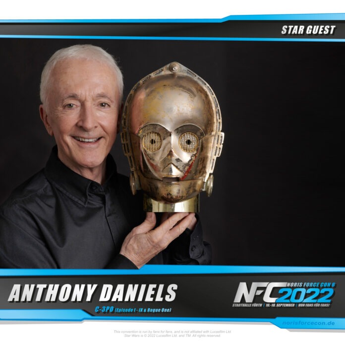 Anthony-Daniels - Star Wars - C-3PO - Noris Force Con 6 - Ankündigung - Star Wars Convention