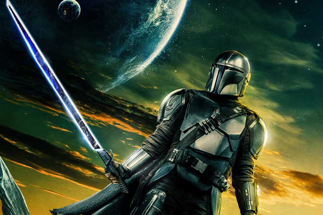Star Wars - The Mandalorian Staffel 3 Poster Darksaber